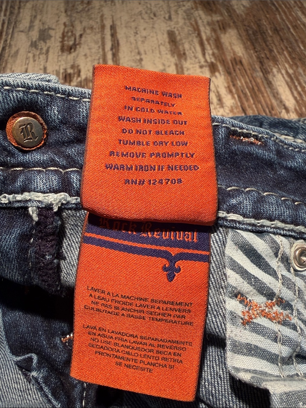 Rock Revival Betty Bootcut Women’s Jeans Designed in USA Mid Rise Size 30 - Picture 15 of 16